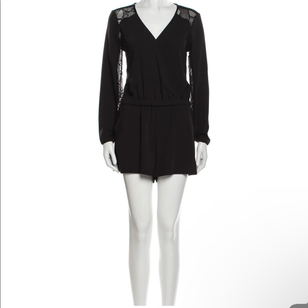 Parker Black Lace Romper